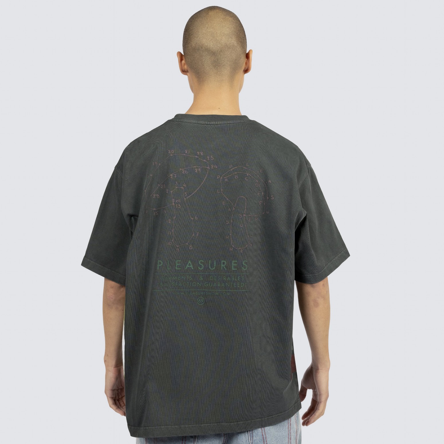 PLEASURES/ץ쥸㡼EVOLUTION HEAVYWEIGHT T-SHIRT T / BLACK