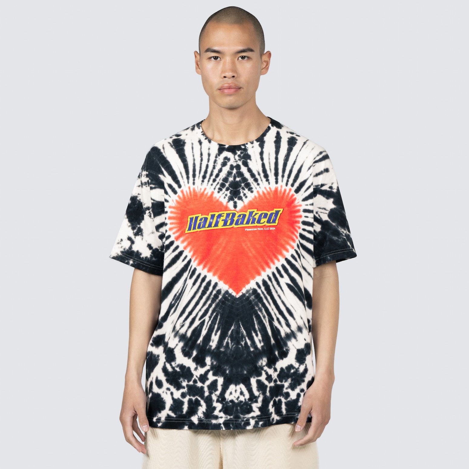 PLEASURES/ץ쥸㡼HALF BAKED/ϡե٥ɡHALF BAKED T-SHIRT T / TIE DYE