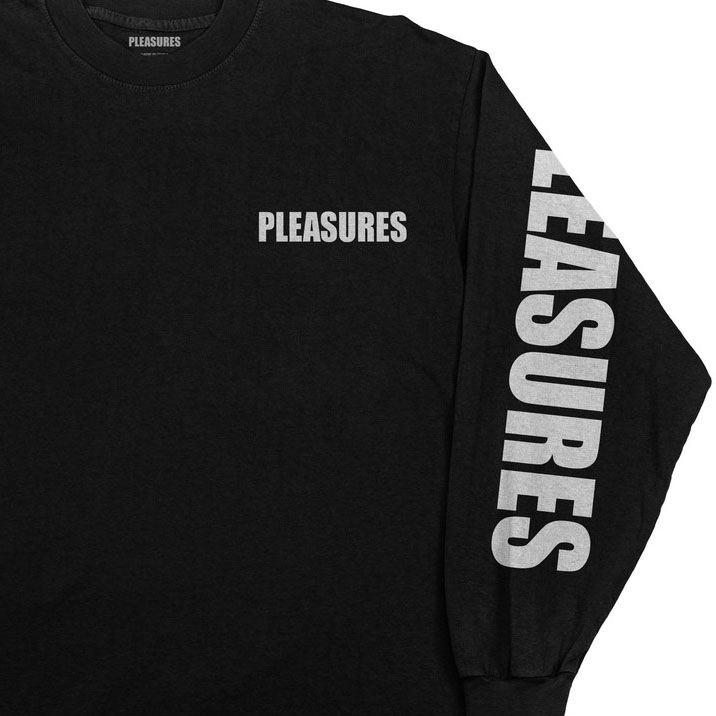 ��PLEASURES/�ץ쥸�㡼����IMPACT STAFF LONG SLEEVE Ĺµ�ԥ���� / BLACK