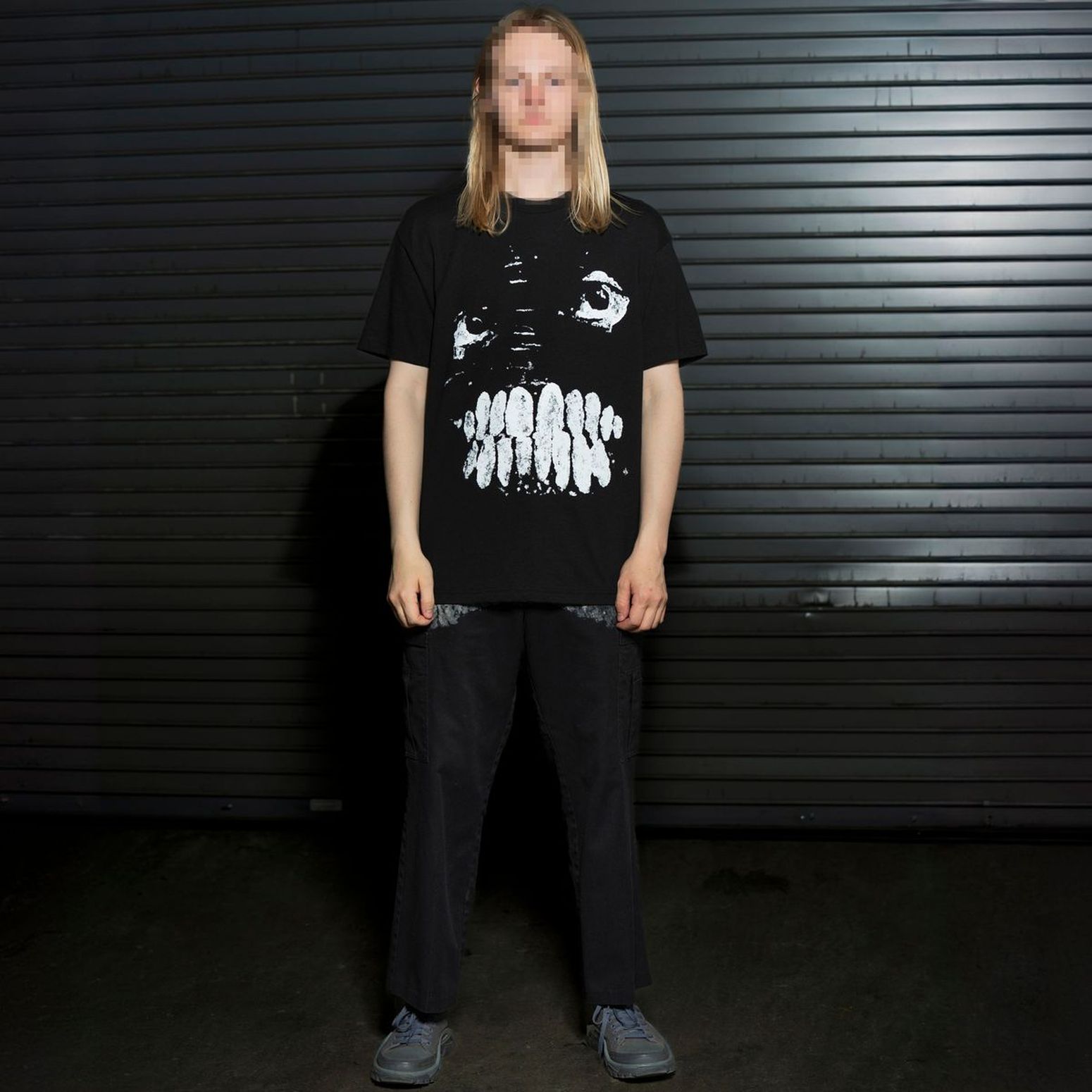 PLEASURES/ץ쥸㡼SLIPKNOT/åץΥåȡTEETH T-SHIRT T / BLACK
