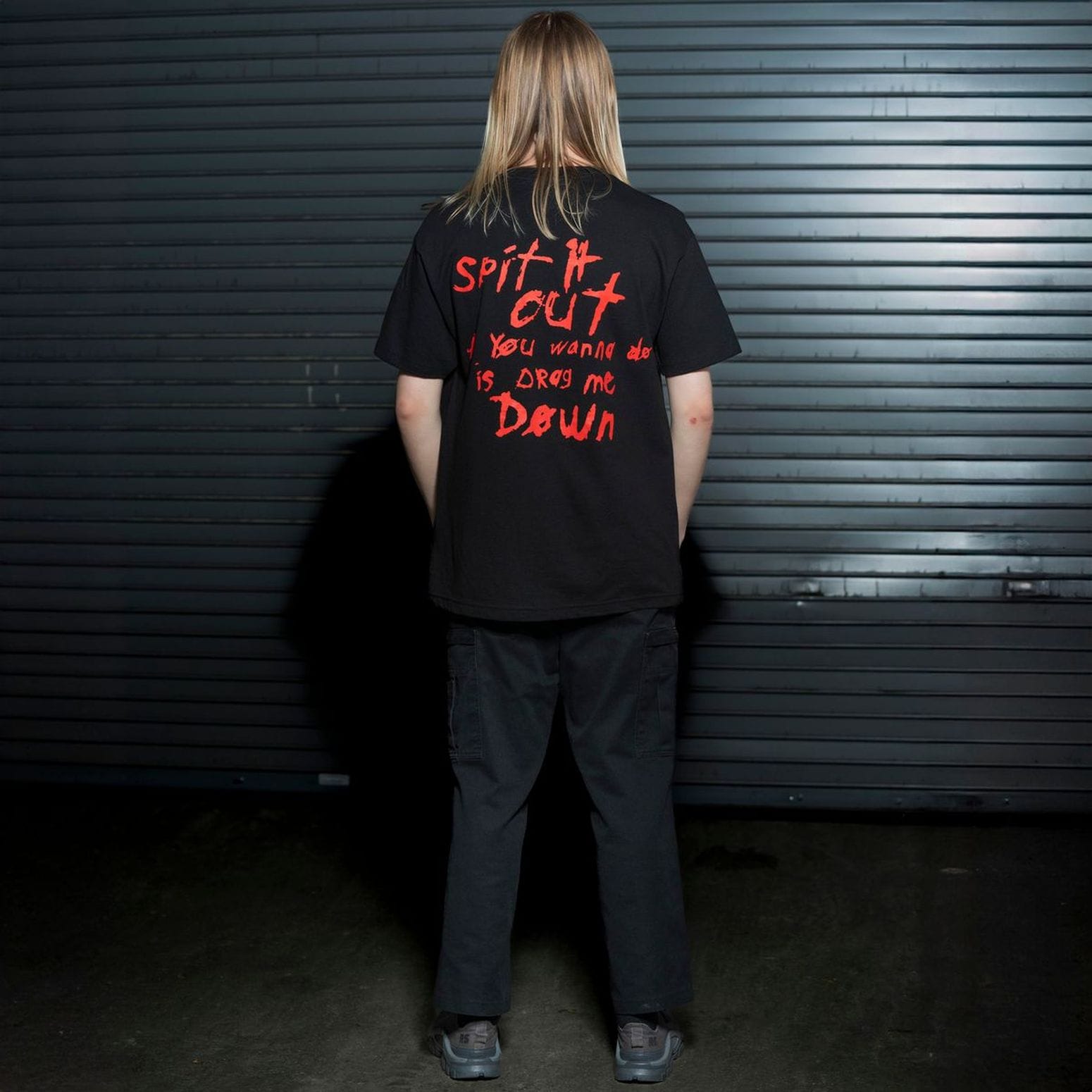 PLEASURES/ץ쥸㡼SLIPKNOT/åץΥåȡTEETH T-SHIRT T / BLACK