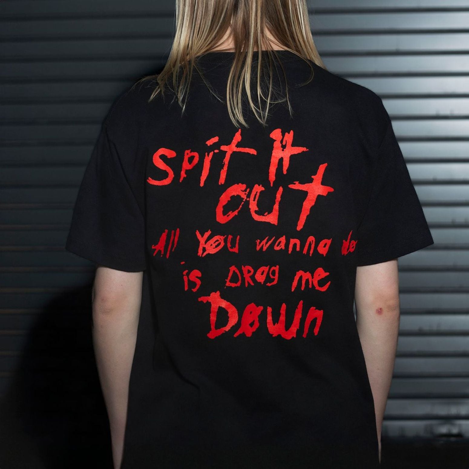 PLEASURES/ץ쥸㡼SLIPKNOT/åץΥåȡTEETH T-SHIRT T / BLACK