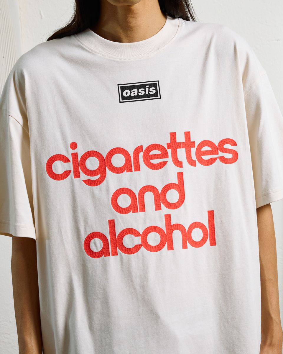 ��PLEASURES/�ץ쥸�㡼����OASIS��NORDIQUE T-SHIRT T����� / VTG WHITE