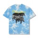 PLEASURES/ץ쥸㡼WET DOGS T-SHIRT T / BLUE DYE
