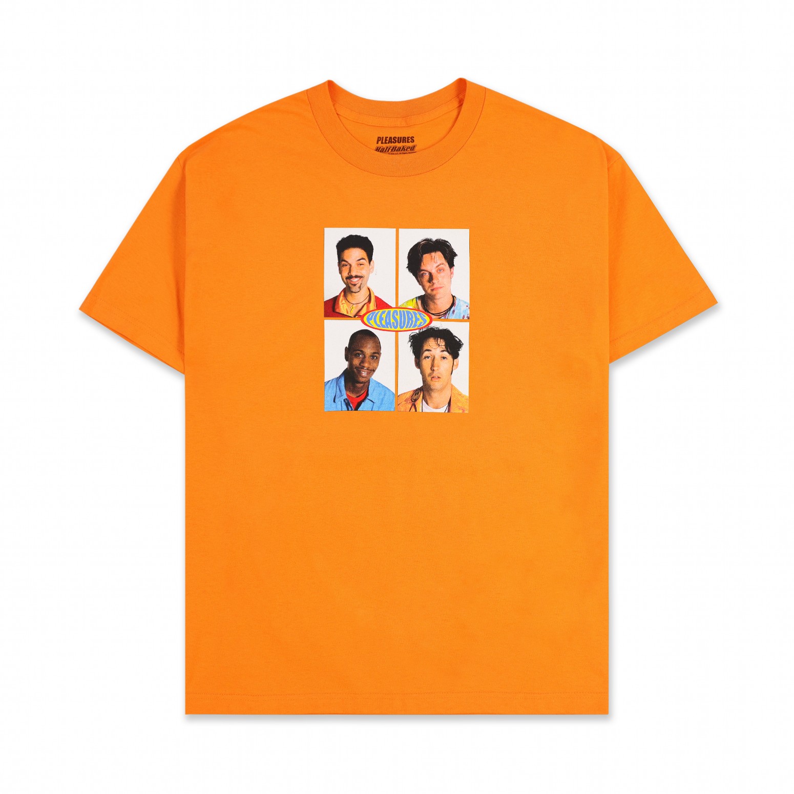 PLEASURES/ץ쥸㡼HALF BAKED/ϡե٥ɡCAST T-SHIRT T / ORANGE