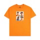 PLEASURES/ץ쥸㡼HALF BAKED/ϡե٥ɡCAST T-SHIRT T / ORANGE