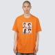 PLEASURES/ץ쥸㡼HALF BAKED/ϡե٥ɡCAST T-SHIRT T / ORANGE