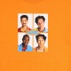 PLEASURES/ץ쥸㡼HALF BAKED/ϡե٥ɡCAST T-SHIRT T / ORANGE