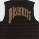 ��PLEASURES/�ץ쥸�㡼����HORNS DENIM VEST �٥��� / BROWN PLAID