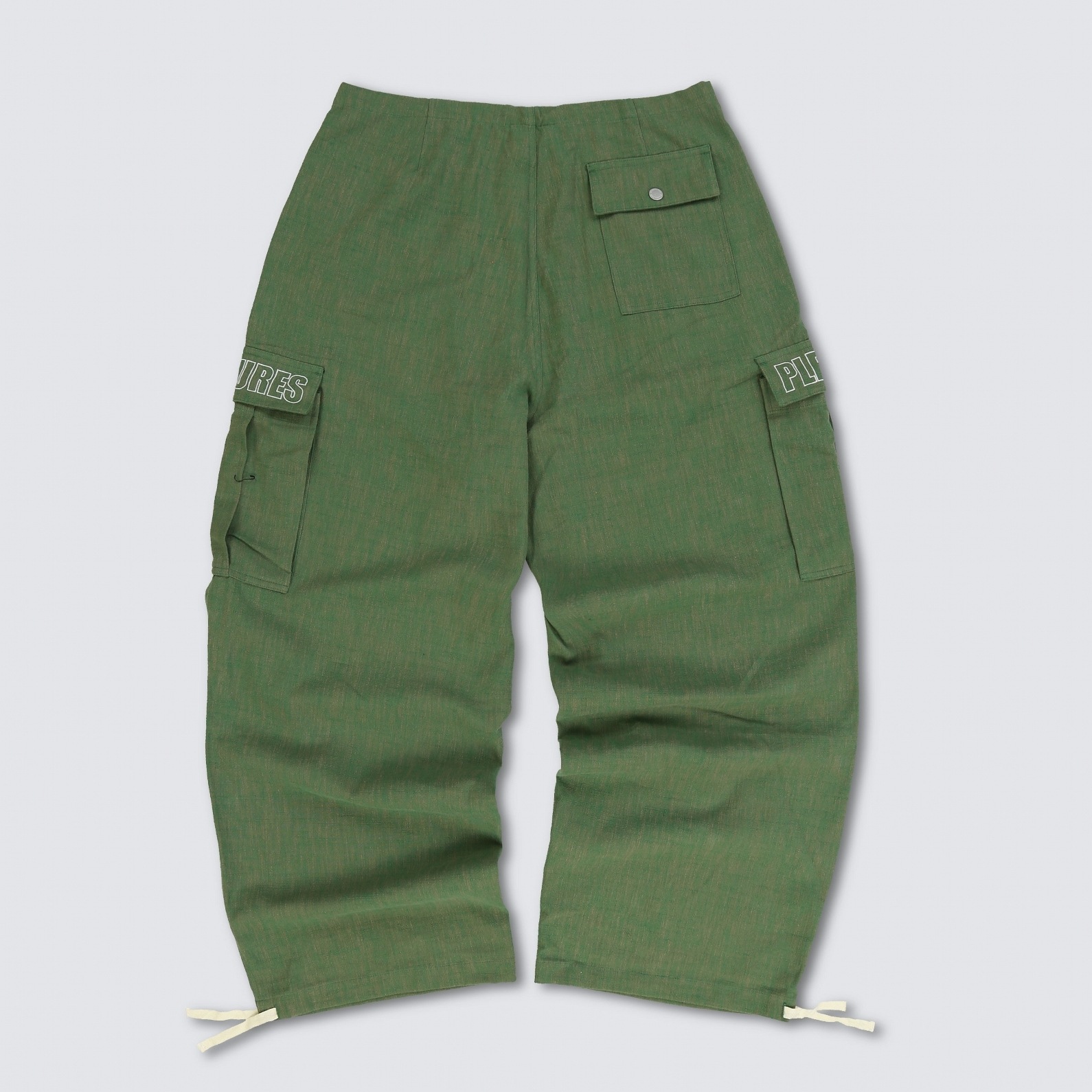 PLEASURES/ץ쥸㡼VISITOR WIDE FIT CARGO PANTS ѥ / GREEN ꡼