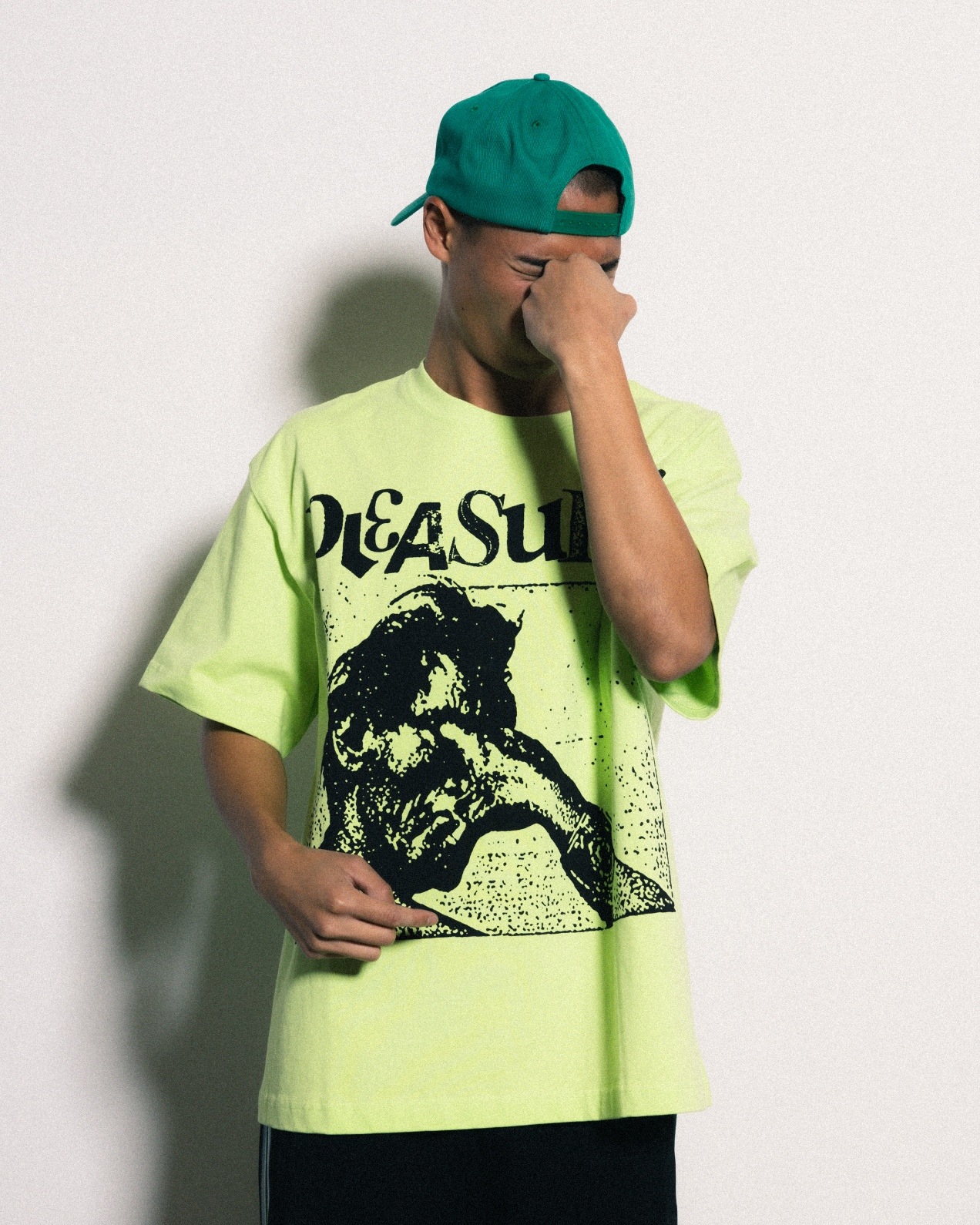 ��PLEASURES/�ץ쥸�㡼����APPOINTMENT UNCONSTRUCTED SNAPBACK ����å� / GREEN