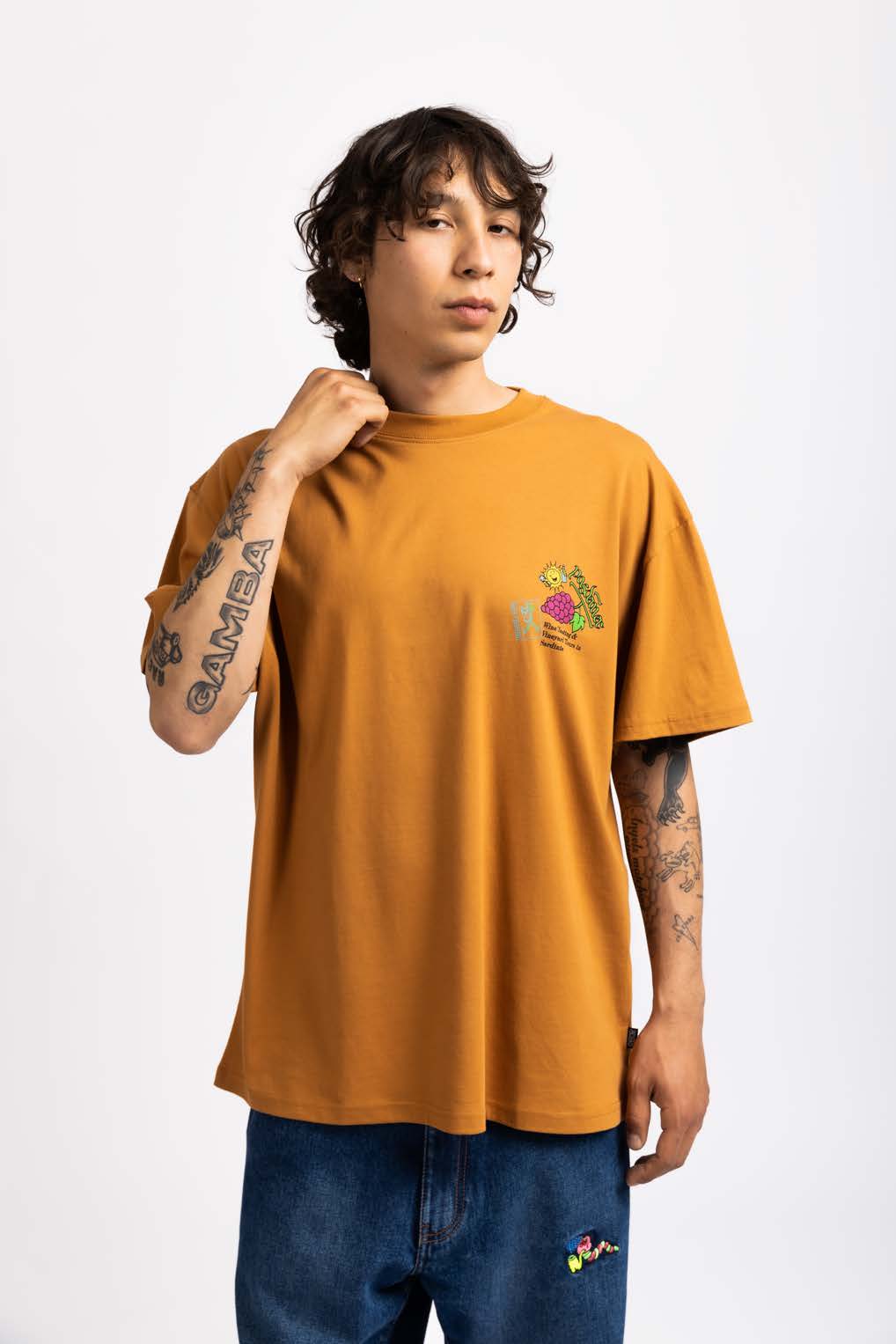 ��PAS DE MER/�ѥɥ����WINE TESTING TEE T����� / BROWN