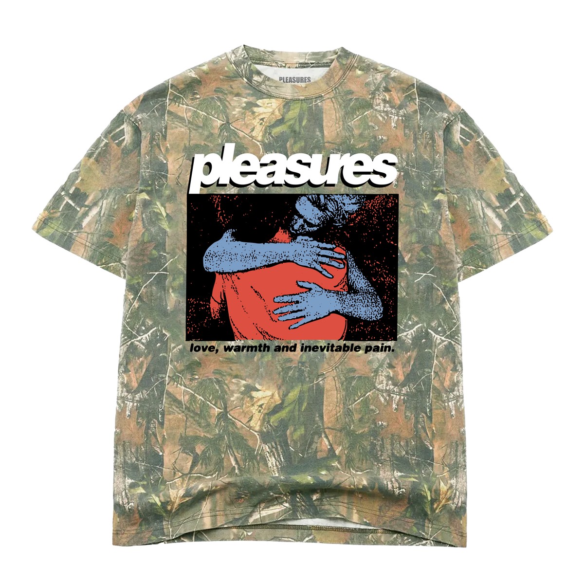 ��PLEASURES/�ץ쥸�㡼����EMBRACE T-SHIRT T����� / CAMO