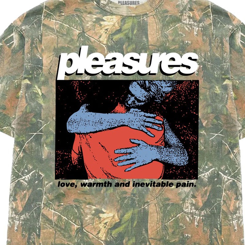 ��PLEASURES/�ץ쥸�㡼����EMBRACE T-SHIRT T����� / CAMO