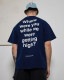 ��PLEASURES/�ץ쥸�㡼����OASIS��QUESTION MARK T-SHIRT T����� / NAVY