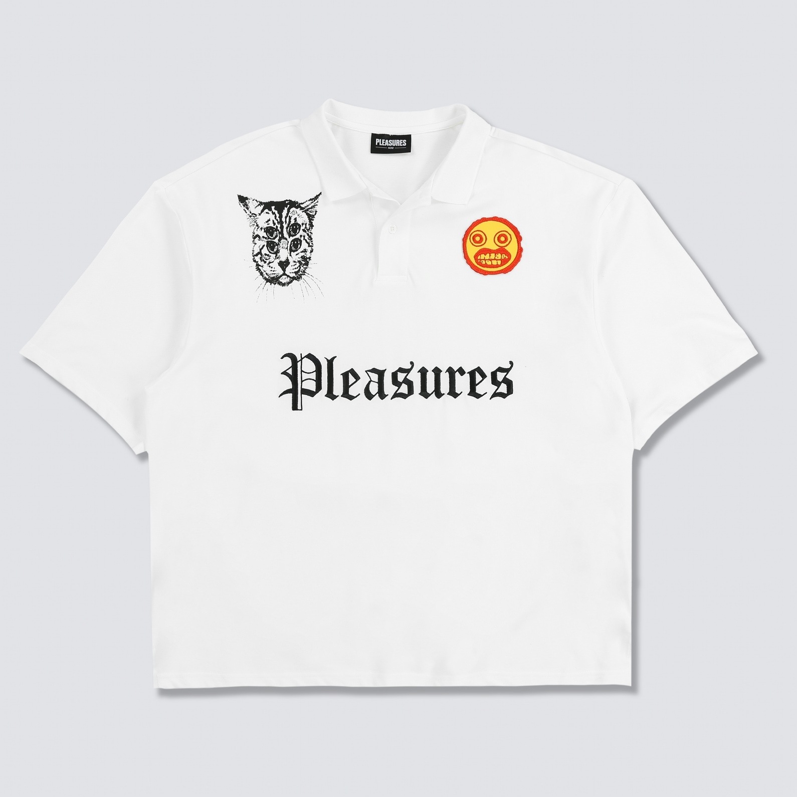 PLEASURES/ץ쥸㡼WYATT POLO ݥ / VINTAGE WHITE