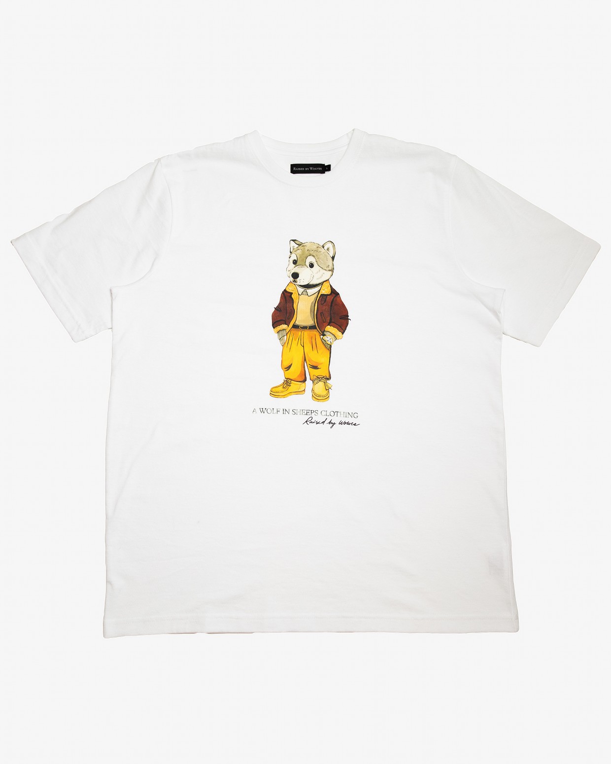 ��RAISED BY WOLVES/�쥤���ɥХ�����֥���SHEEP'S CLOTHING TEE T����� / WHITE