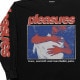 ��PLEASURES/�ץ쥸�㡼����EMBRACE LONG SLEEVE ĹµT����� / PIGMENT BLACK