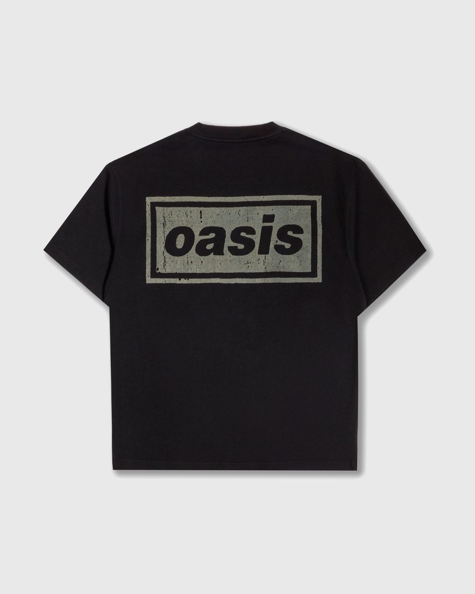 ��PLEASURES/�ץ쥸�㡼����OASIS��DEFINITELY HEAVYWEIGHT SHIRT T����� / FADED BLACK