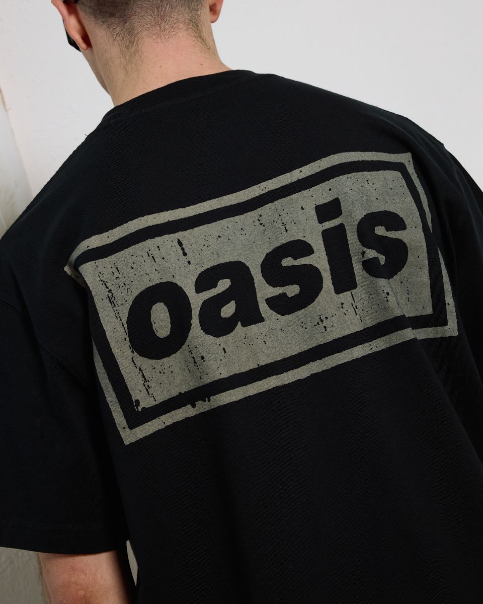 ��PLEASURES/�ץ쥸�㡼����OASIS��DEFINITELY HEAVYWEIGHT SHIRT T����� / FADED BLACK