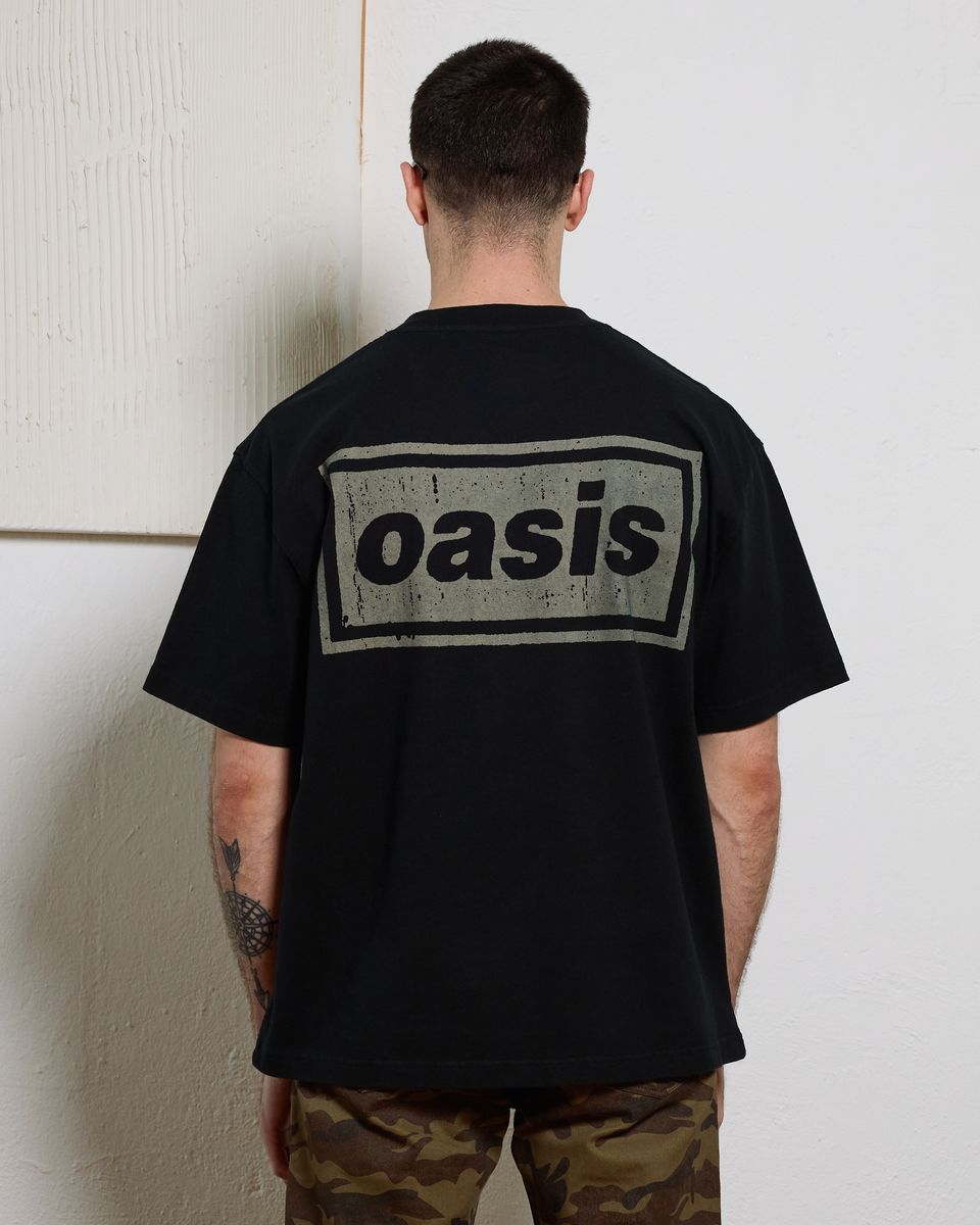 ��PLEASURES/�ץ쥸�㡼����OASIS��DEFINITELY HEAVYWEIGHT SHIRT T����� / FADED BLACK
