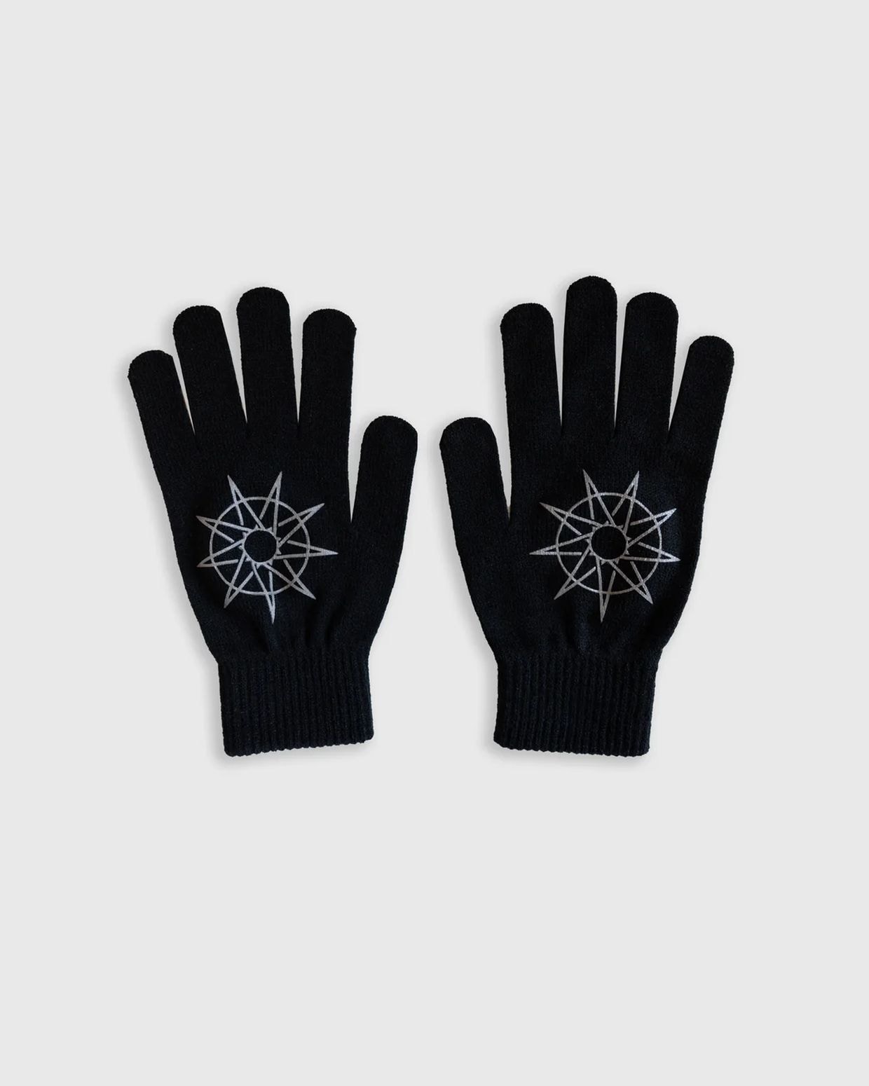 ��PLEASURES/�ץ쥸�㡼����SLIPKNOT/����åץΥåȡ�CULT KNIT GLOVES �������� / BLACK