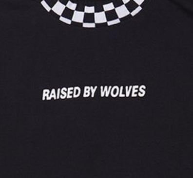 ��RAISED BY WOLVES/�쥤���ɥХ�����֥���CRACK YOUR BRAIN UP LONG SLEEVE T-SHIRT ����T����� / BLACK �֥�å� ��