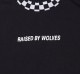 ��RAISED BY WOLVES/�쥤���ɥХ�����֥���CRACK YOUR BRAIN UP LONG SLEEVE T-SHIRT ����T����� / BLACK �֥�å� ��