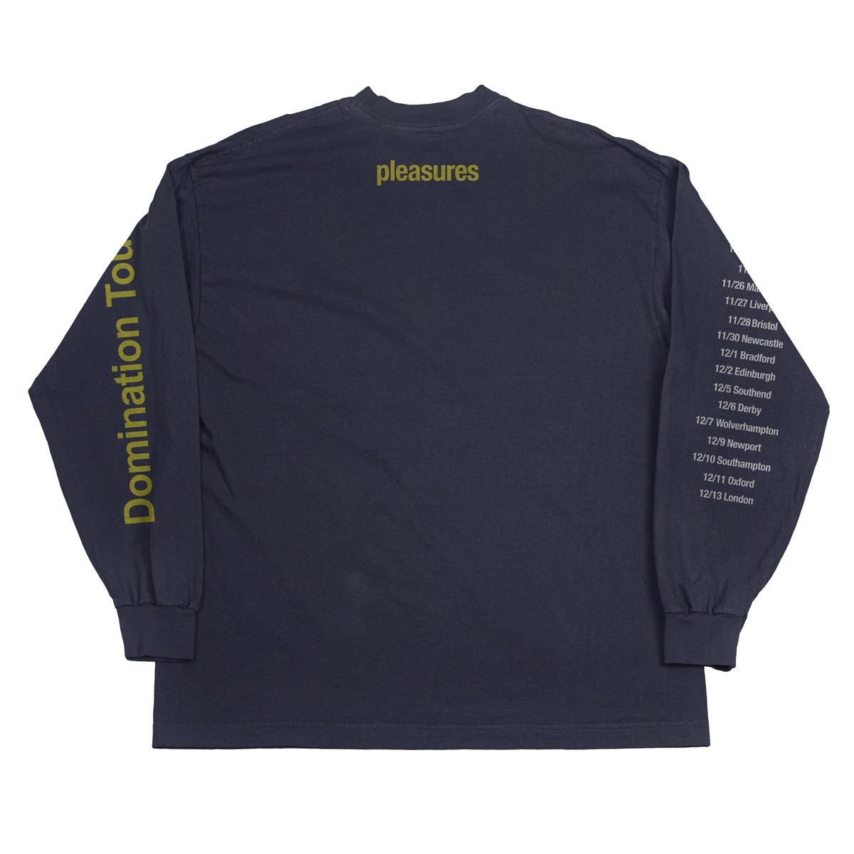 ��PLEASURES/�ץ쥸�㡼����DOMINATION LONG SLEEVE ĹµT����� / NAVY