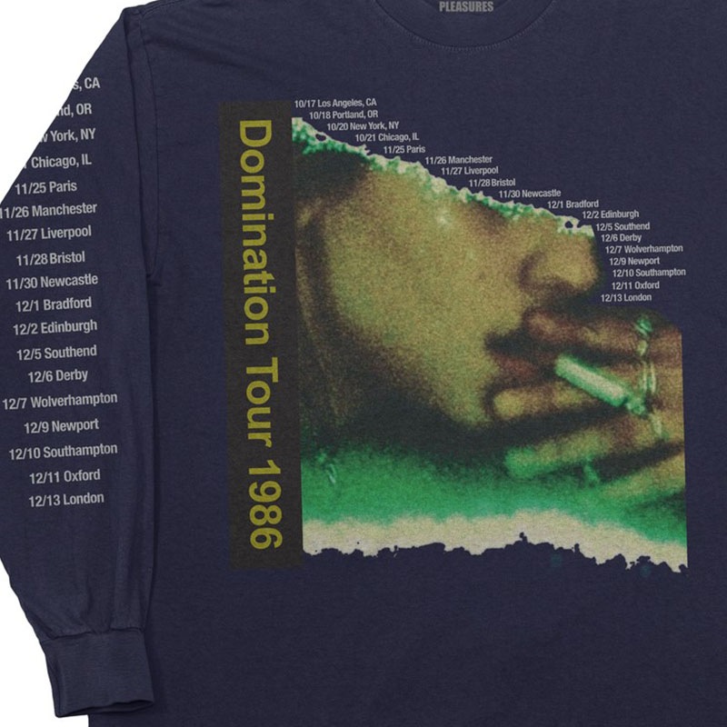 ��PLEASURES/�ץ쥸�㡼����DOMINATION LONG SLEEVE ĹµT����� / NAVY