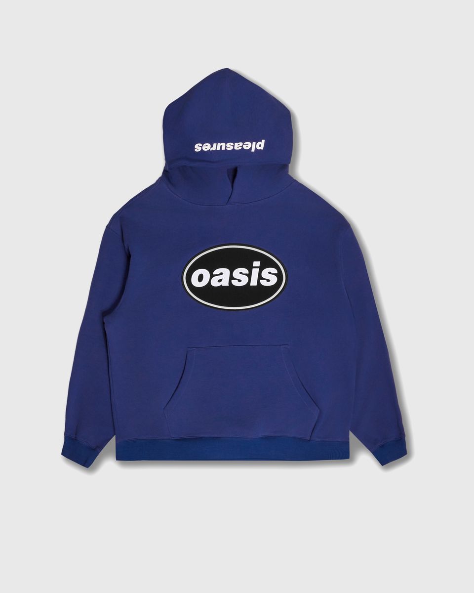 ��PLEASURES/�ץ쥸�㡼����OASIS��KNEBWORTH HOODIE �ѡ����� / NAVY