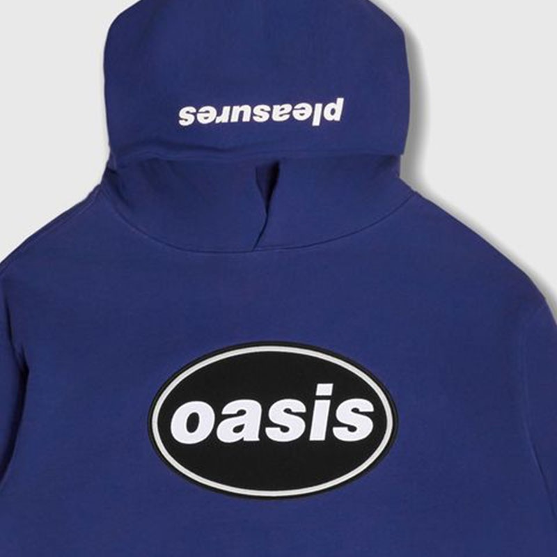 ��PLEASURES/�ץ쥸�㡼����OASIS��KNEBWORTH HOODIE �ѡ����� / NAVY
