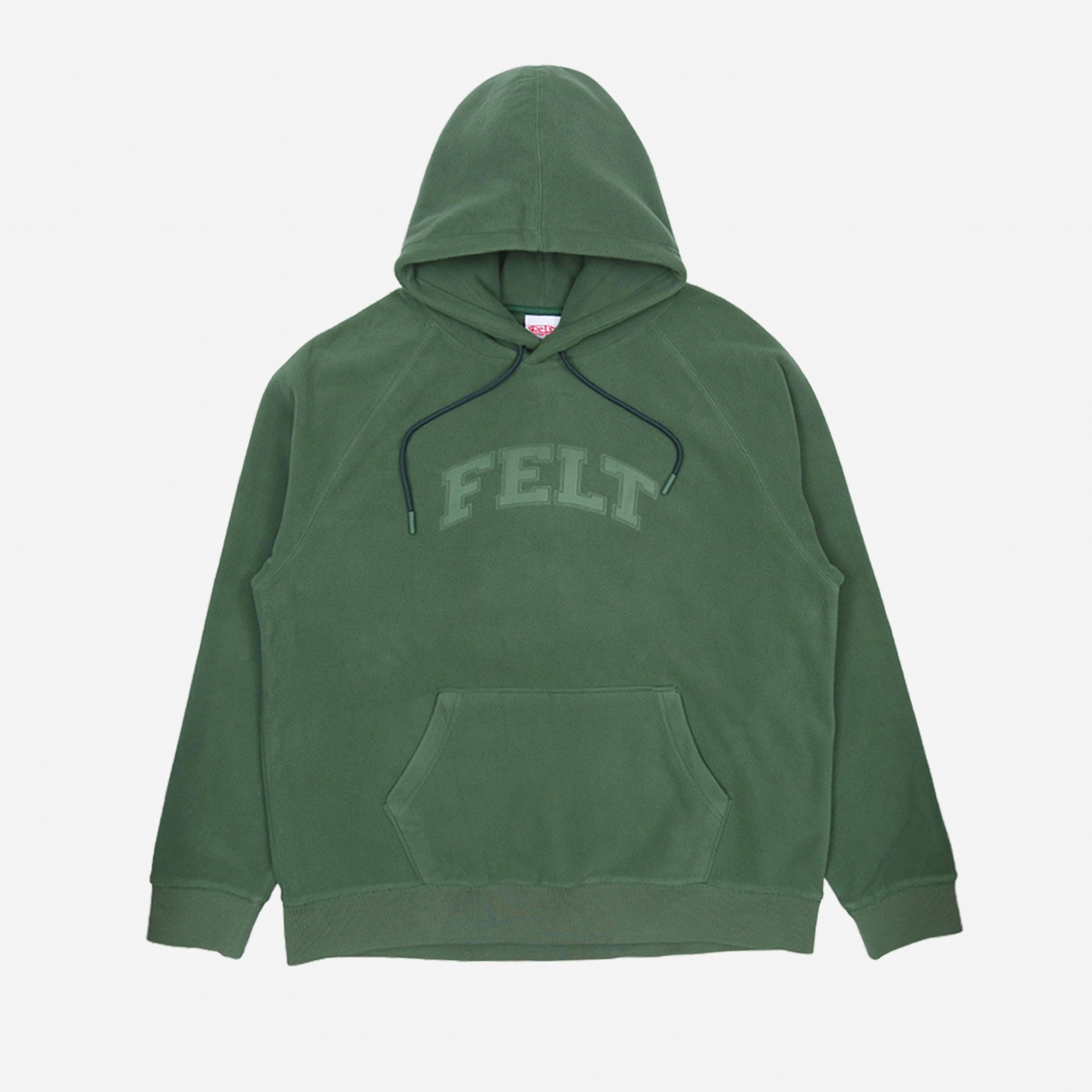 FELT/フェルト】POLAR FLEECE REC HOODIE パーカー / MOSS GREEN モス