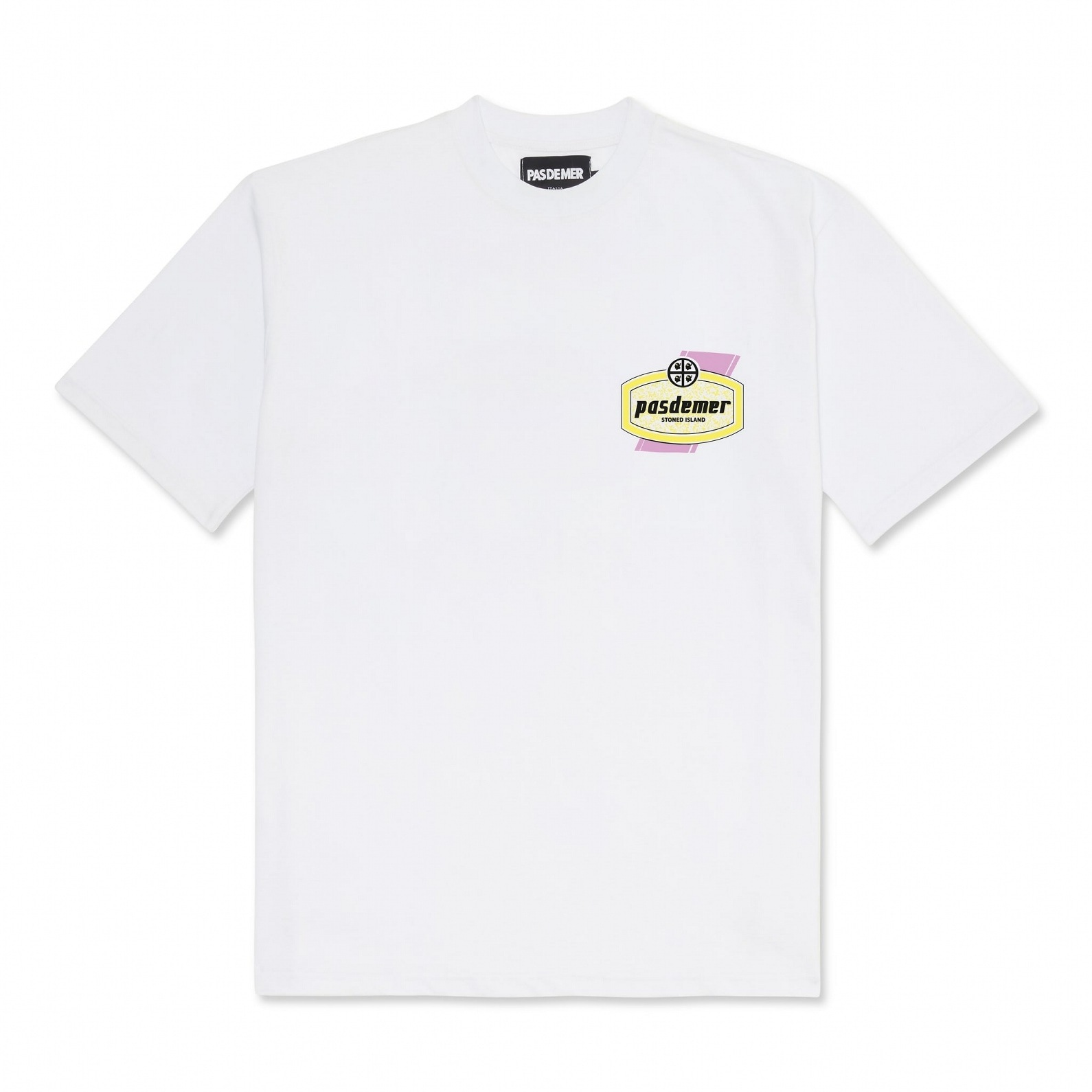 ��PAS DE MER/�ѥɥ����STONED ISLAND T-SHIRT T����� / WHITE �ۥ磻��
