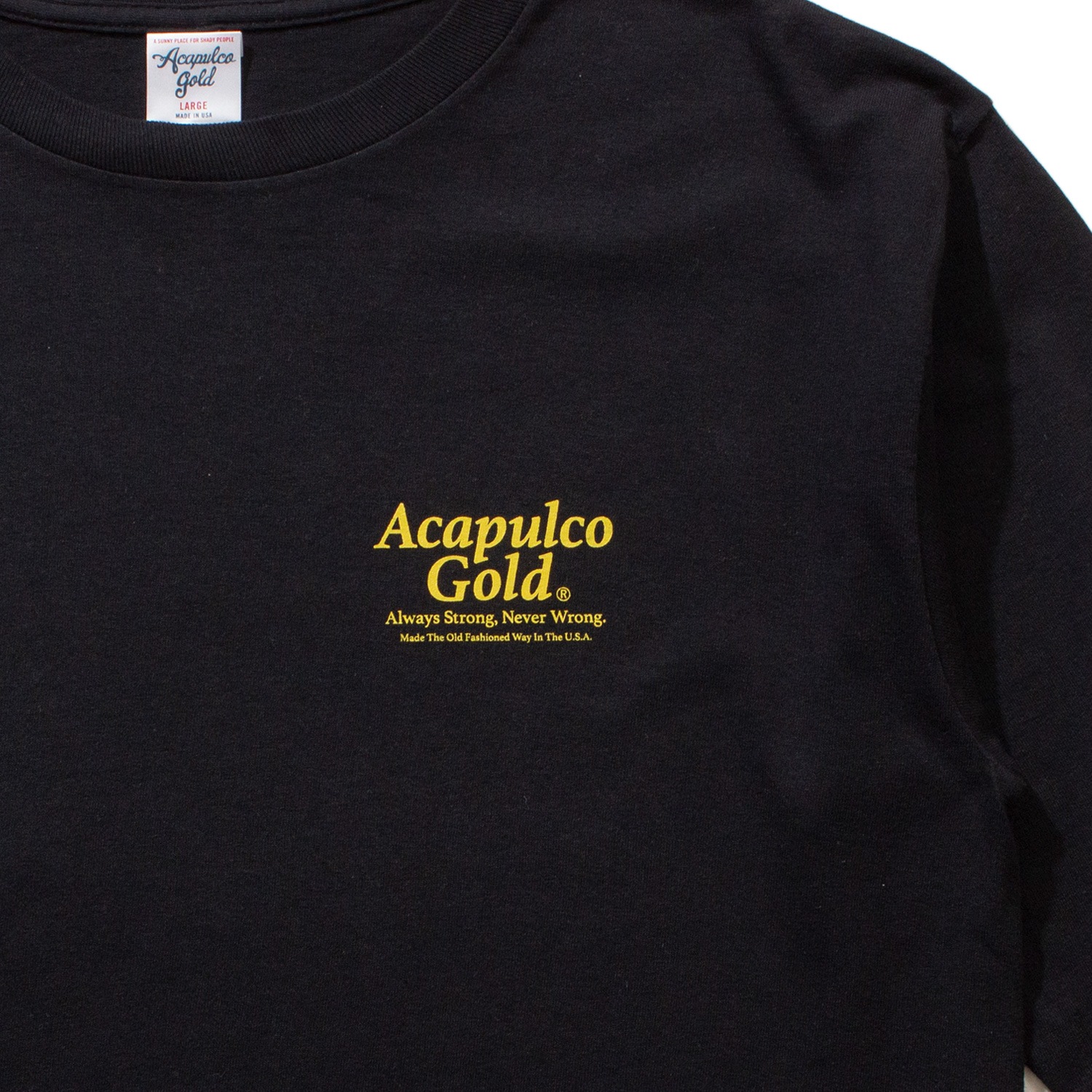 ACAPULCO GOLD/ץ륳 ɡDO NOT ASK ME LS TEE ĹµT / BLACK ֥å 