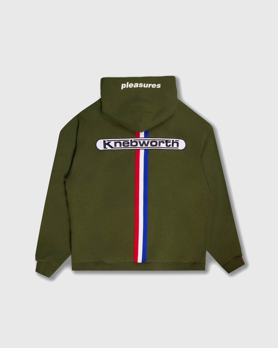 ��PLEASURES/�ץ쥸�㡼����OASIS��KNEBWORTH HOODIE �ѡ����� / OLIVE