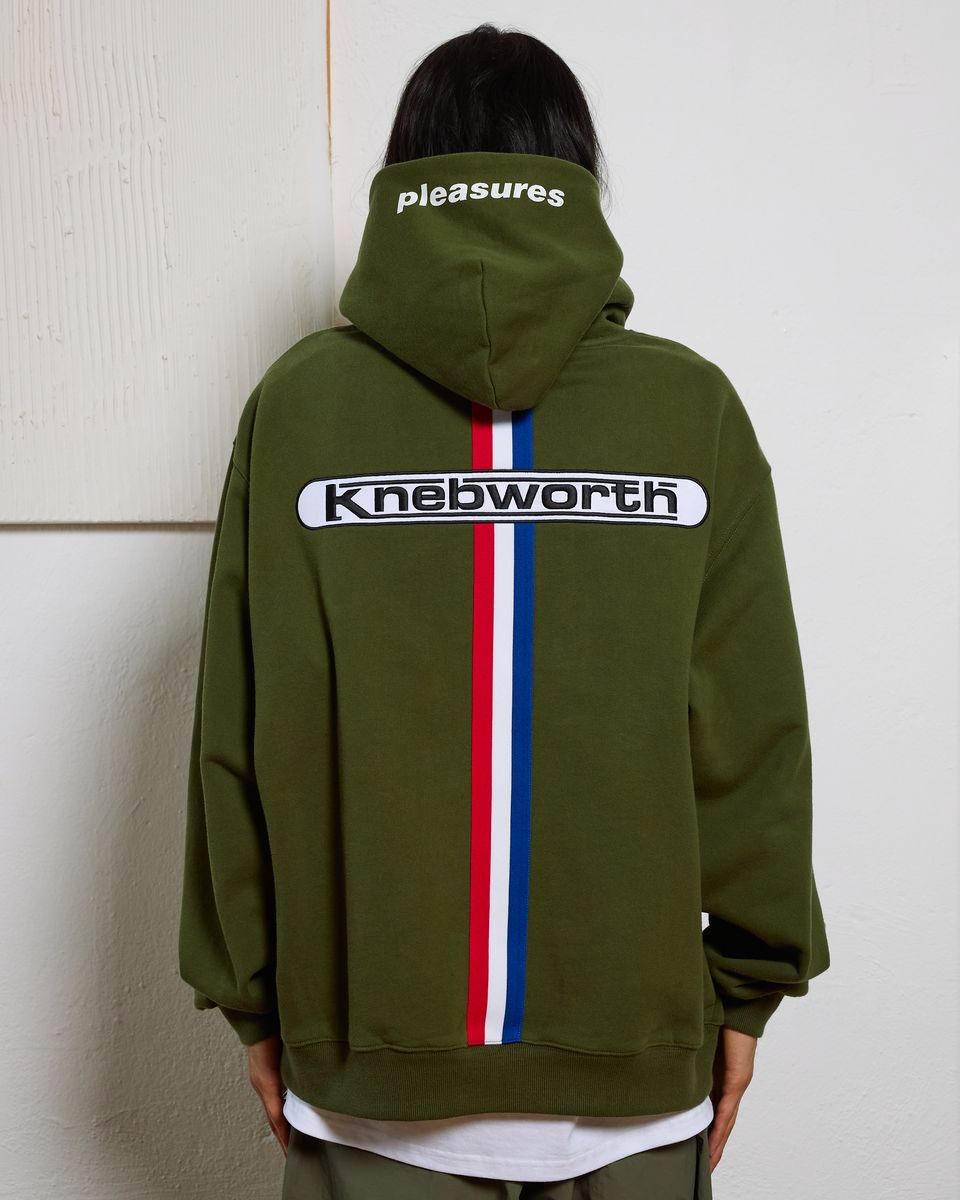 ��PLEASURES/�ץ쥸�㡼����OASIS��KNEBWORTH HOODIE �ѡ����� / OLIVE