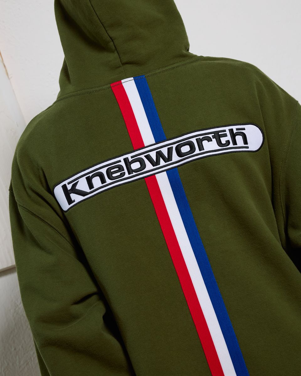 ��PLEASURES/�ץ쥸�㡼����OASIS��KNEBWORTH HOODIE �ѡ����� / OLIVE