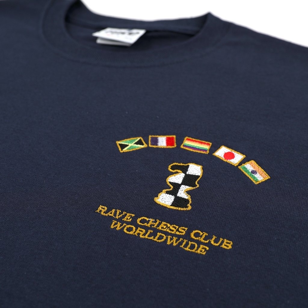��RAVE SKATEBOARDS/�쥤�֥������ȥܡ��ɡ�KASPAROV TEE T����� / NAVY �ͥ��ӡ� ��