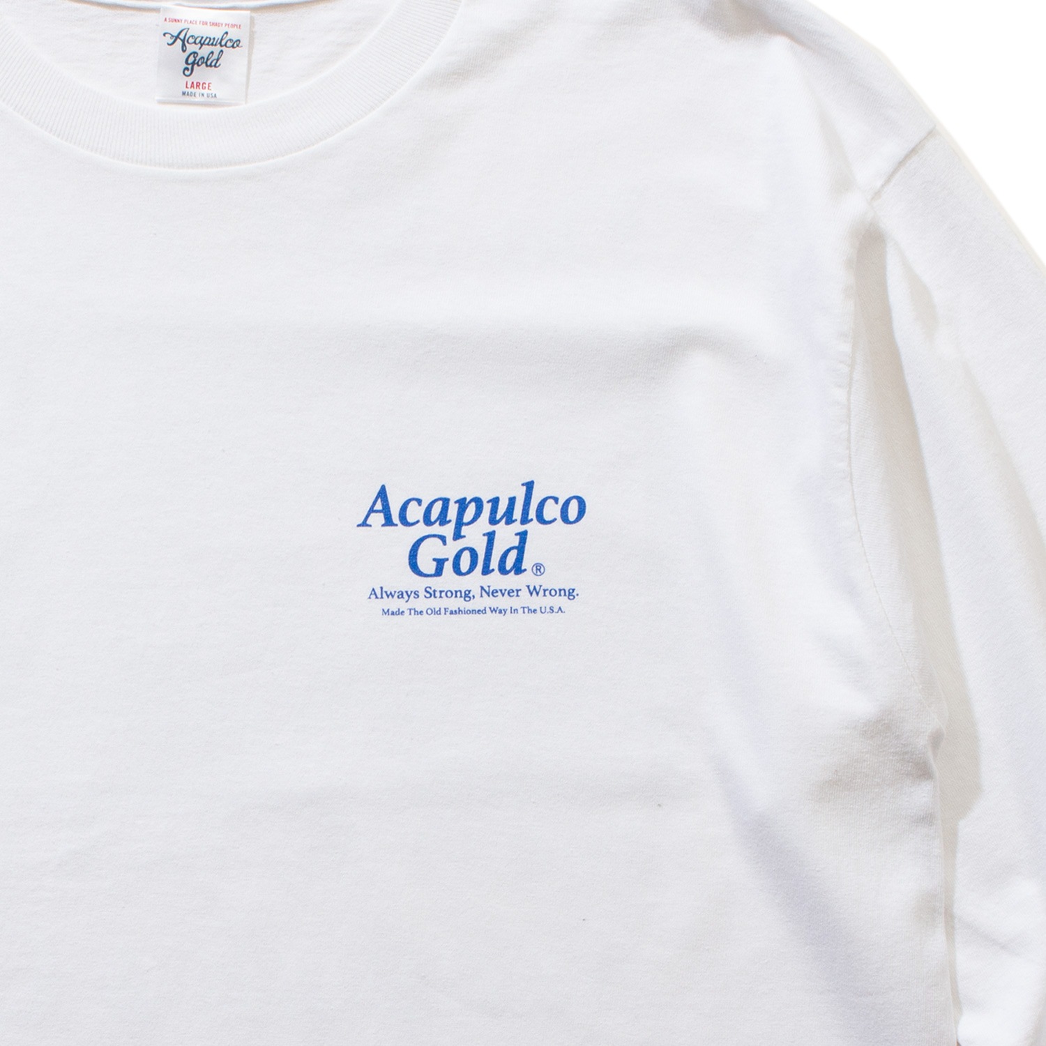 ACAPULCO GOLD/ץ륳 ɡDO NOT ASK ME LS TEE ĹµT / WHITE ۥ磻