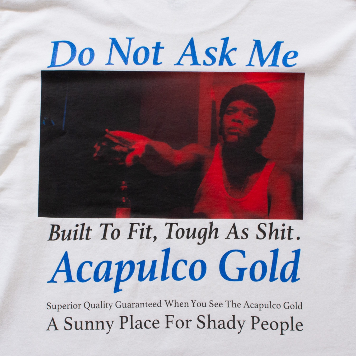 ACAPULCO GOLD/ץ륳 ɡDO NOT ASK ME LS TEE ĹµT / WHITE ۥ磻