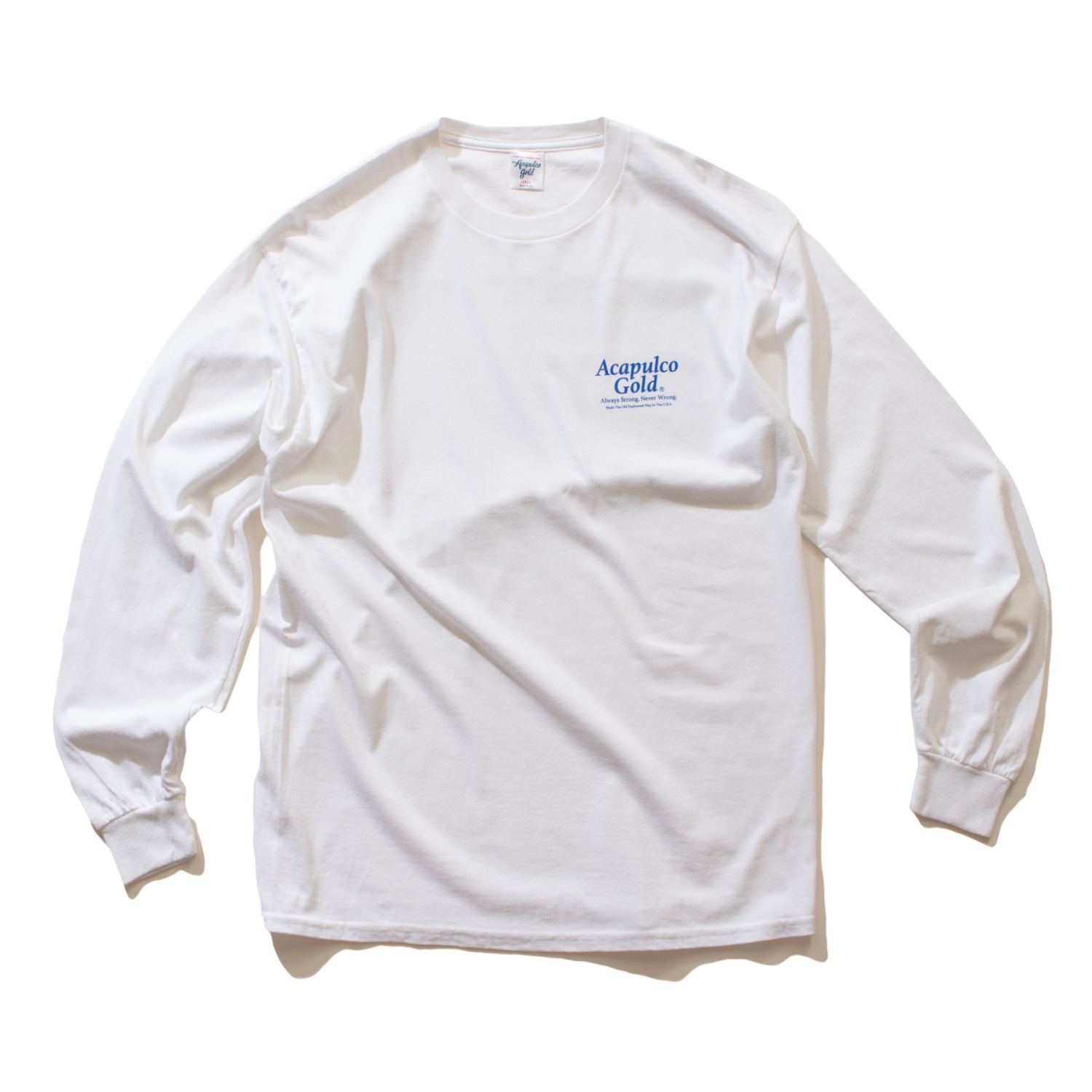 ACAPULCO GOLD/ץ륳 ɡDO NOT ASK ME LS TEE ĹµT / WHITE ۥ磻