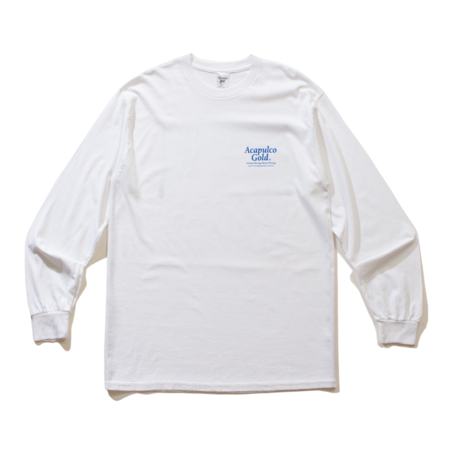 ACAPULCO GOLD/ץ륳 ɡDO NOT ASK ME LS TEE ĹµT / WHITE ۥ磻