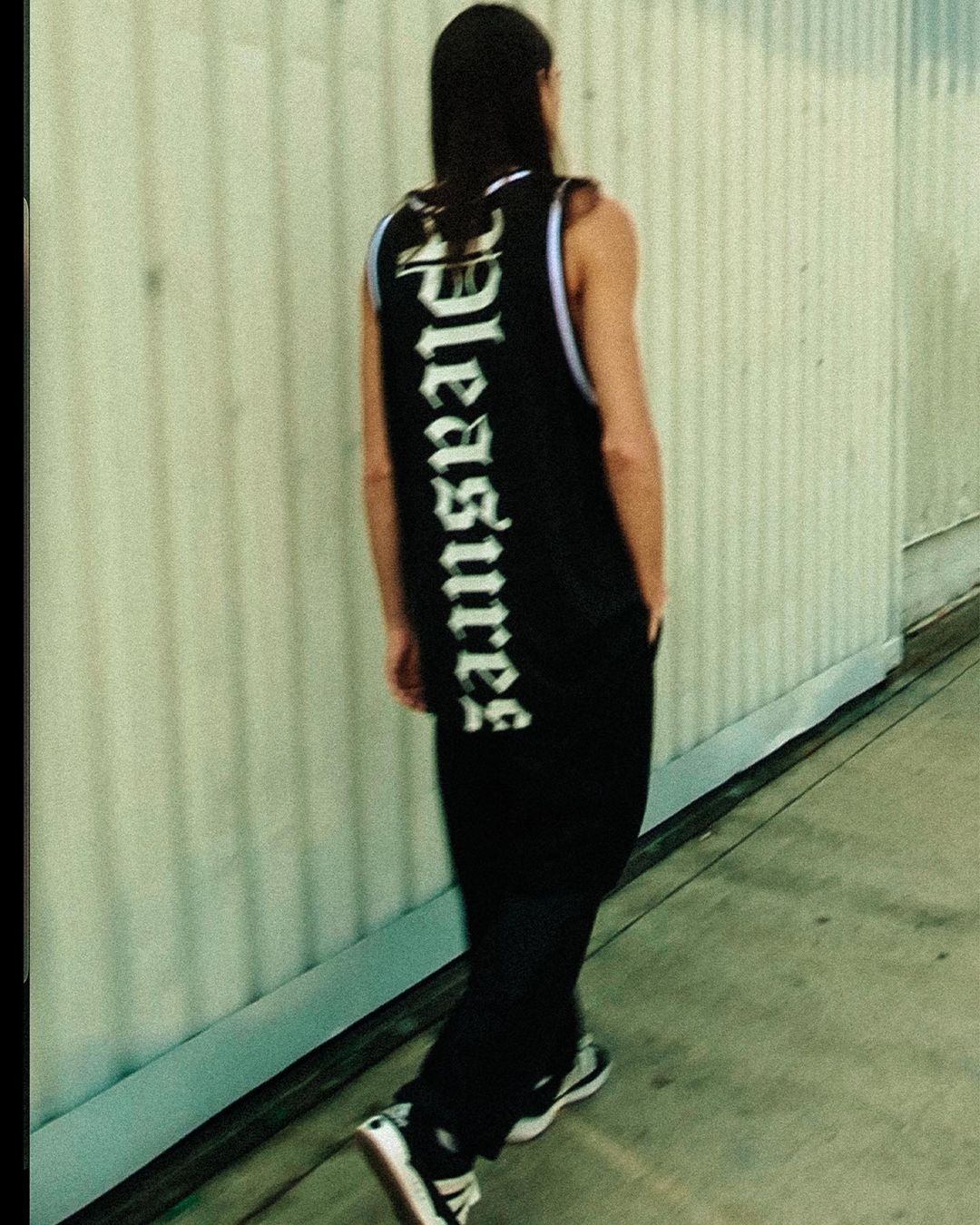 PLEASURES/ץ쥸㡼MEDITATION BASKETBALL JERSEY 󥯥ȥå / BLACK ֥å