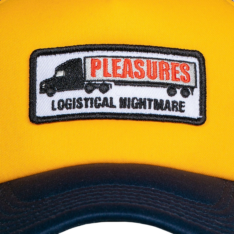 PLEASURES/ץ쥸㡼NIGHTMARE TRUCKER å / NAVY/YELLOW