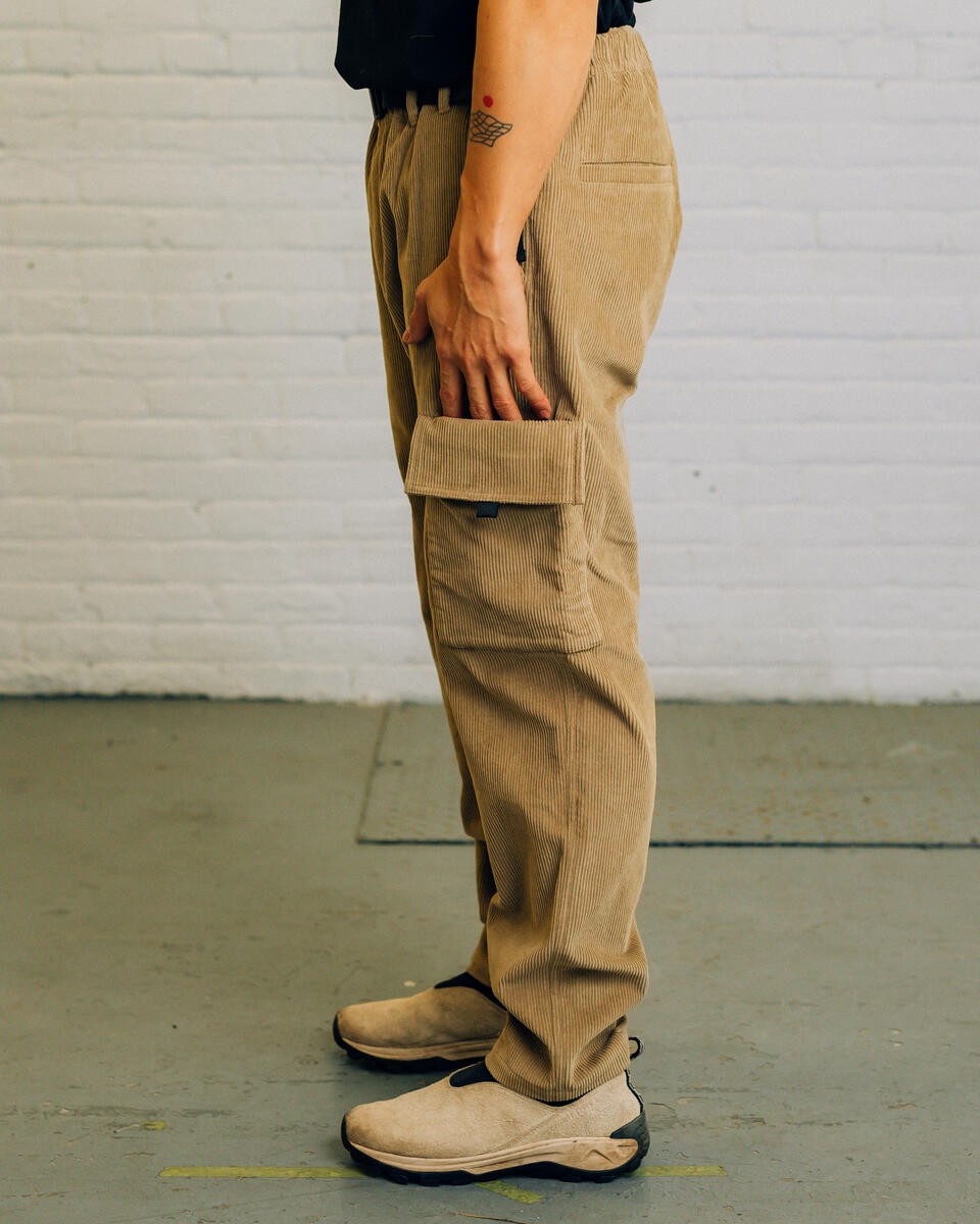 RAISED BY WOLVES/쥤ɥХ֥CORDUROY HIKING PANTS ϥ󥰥ѥ / MUSHROOM