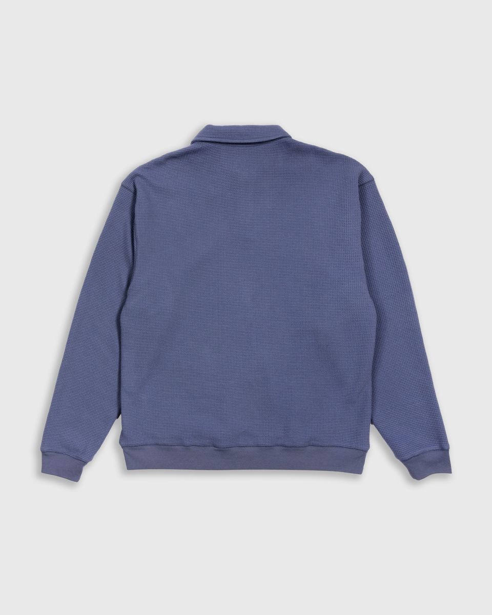 ��PLEASURES/�ץ쥸�㡼����SPOTLIGHT LONG SLEEVE POLO �ݥ������ / NAVY