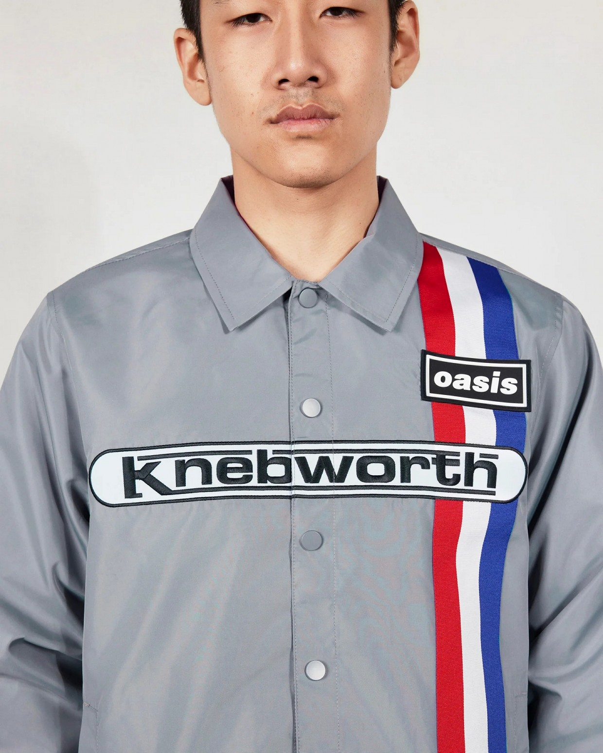 ��PLEASURES/�ץ쥸�㡼����OASIS��SUPERSONIC COACH JACKET ���������㥱�å� / STEEL