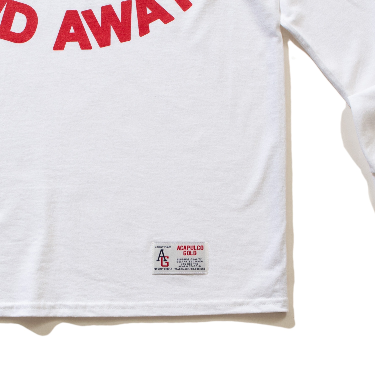 ACAPULCO GOLD/ץ륳 ɡUP UP AND AWAY LS TEE ĹµT / WHITE ۥ磻