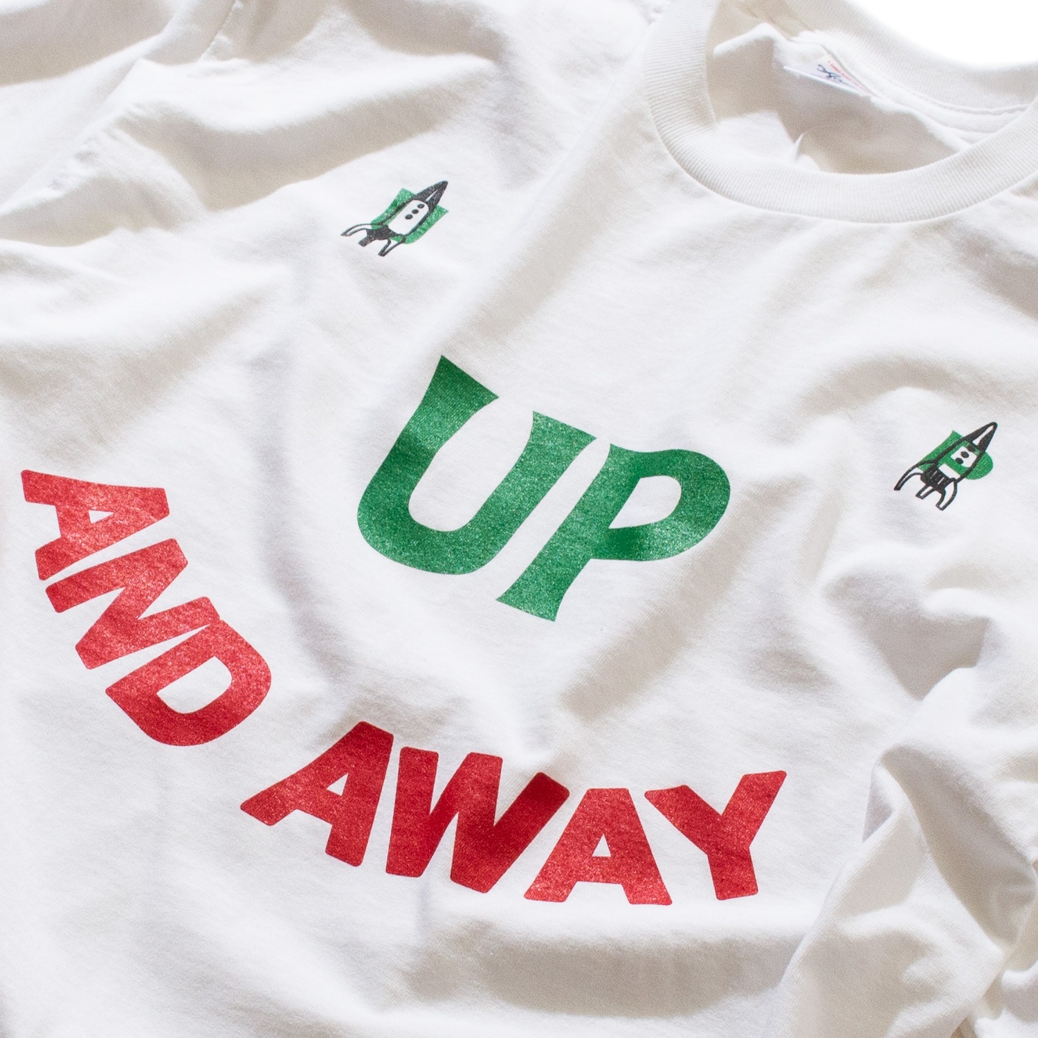 ACAPULCO GOLD/ץ륳 ɡUP UP AND AWAY LS TEE ĹµT / WHITE ۥ磻